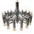 Large Vintage Italian Space Age Chandelier in Chrome by Gaetano Sciolari, 1970s For Sale