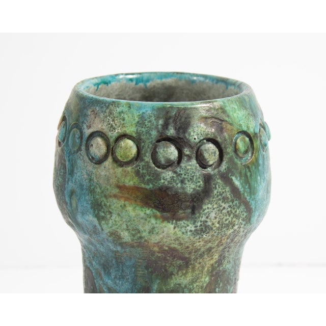 Alvino Bagni Italian Sea Garden Ceramic Vase For Sale In Indianapolis - Image 6 of 7