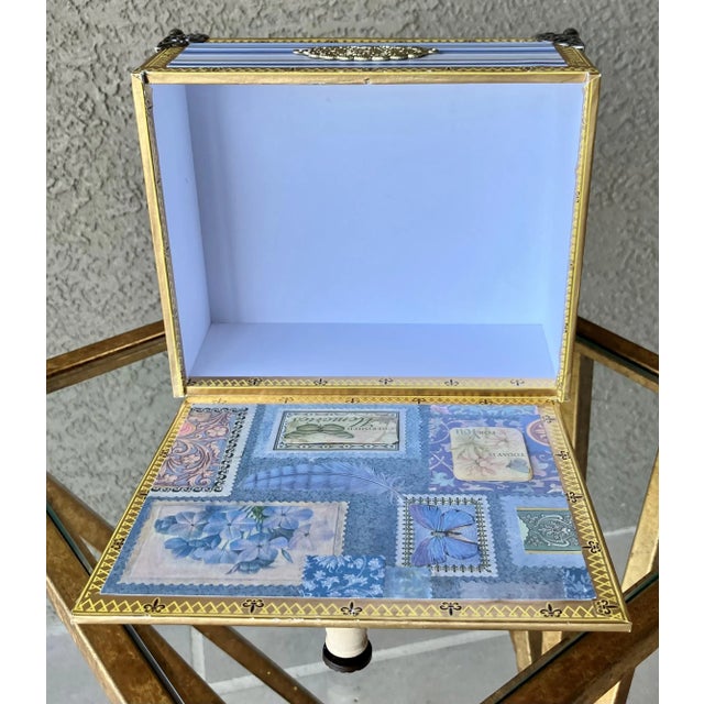 2000 - 2009 Circa 2000 ProCigar Festival Decoupage-Inspired Jewelry Box / Sampler Cigar Box - Dominican Republic For Sale - Image 5 of 12