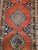 Antique Persian Kurdish Bidjar Runner Rug, Hand-Knotted Wool, Geometric Pattern, Terracotta & Navy, 3x13 For Sale - Image 10 of 17