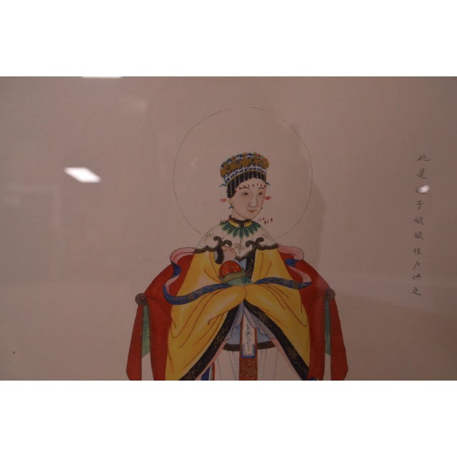 Vintage Chinese Ancestor Portrait Prints - A Pair For Sale - Image 10 of 13