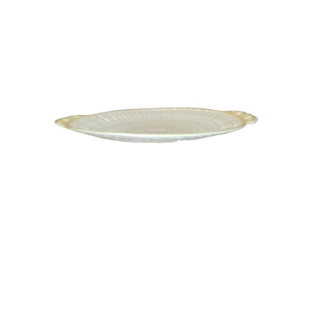 Mid 20th Century Pair of Mid Century 5th Mark Belleek Serving Platters For Sale - Image 5 of 9