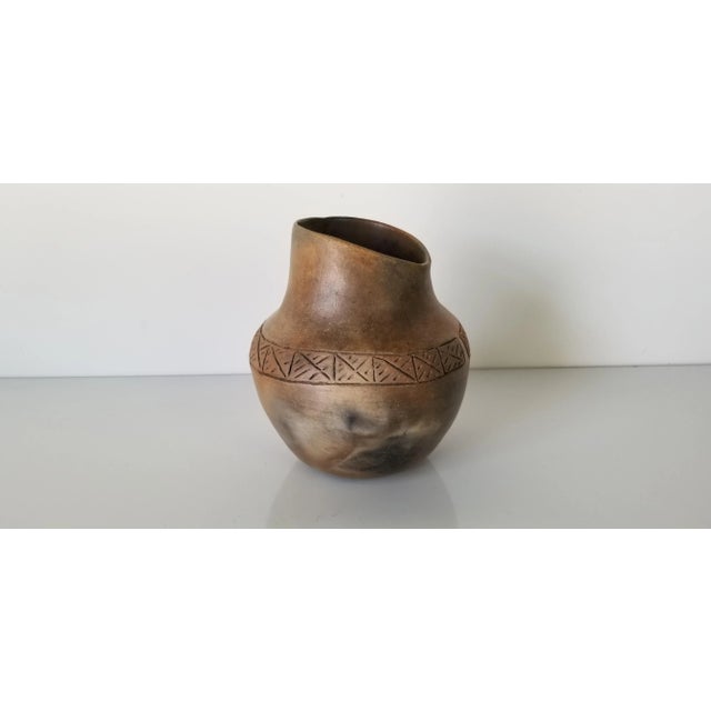 Vintage Native American-Style Art Pottery Vase For Sale - Image 10 of 10