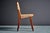 Oak Webbed Chairs in Leather Webbing attributed to Jens Risom, France, 1950s, Set of 10 For Sale - Image 11 of 18
