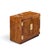 Wood Henredon Campaign Mid Century Walnut and Brass Cabinet For Sale - Image 7 of 7