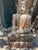 Beautiful antique Buddha seated in single lotus pose has been kept inside and loved for the past 10 years. It's eyes are...