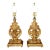 John Richard Table Lamps, Ornate W Berries & Brass Trim - a Pair For Sale