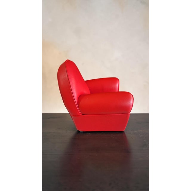 Miniature Vanity Fair Armchair by Poltrona Frau, Italy, 1990s For Sale - Image 3 of 7
