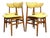 Vintage Italian Dining Chairs, 1960s, Set of 4 For Sale