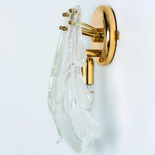 Floral Wall Light in Murano Glass from Barovier & Toso, 1969 For Sale - Image 6 of 14