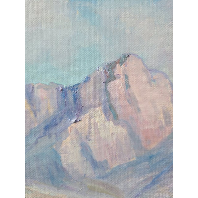 Pascal Hyde 1950s Oil Painting Mojave Desert Landscape For Sale In Los Angeles - Image 6 of 18