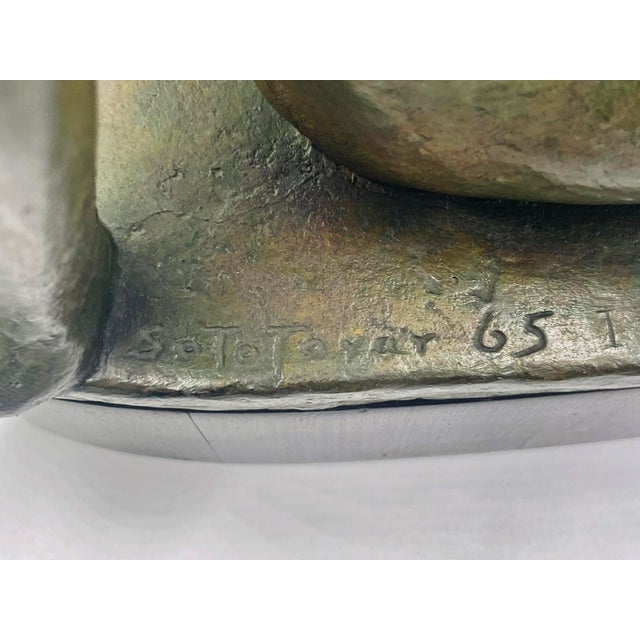 Salvador Soto Tovar “Pareja” Bronze Sculpture, Signed & Dated 1965 Mexican Art For Sale - Image 17 of 18