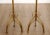 Gold Hollywood Regency Gilt Metal Scroll Candle Stands - A Pair For Sale - Image 8 of 13