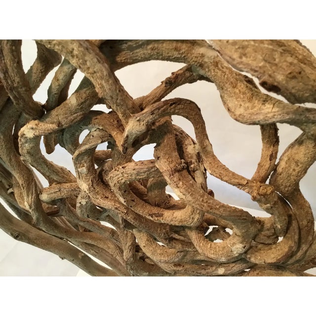 Vine Disc on Iron Stand For Sale - Image 9 of 14