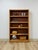 Wood Vintage MCM Light Oak Bookshelf, Five Shelf With Rounded Edges, Rustic Bookcase For Sale - Image 7 of 13