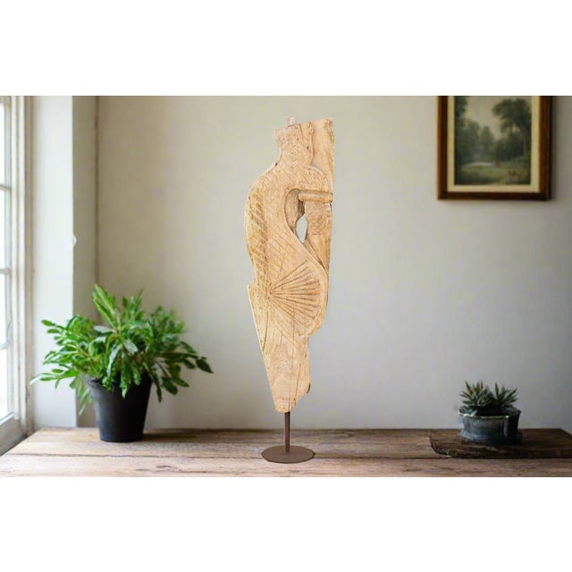 A charming piece of architectural heritage, this gorgeous antique corbel transcends its utilitarian past to become a...