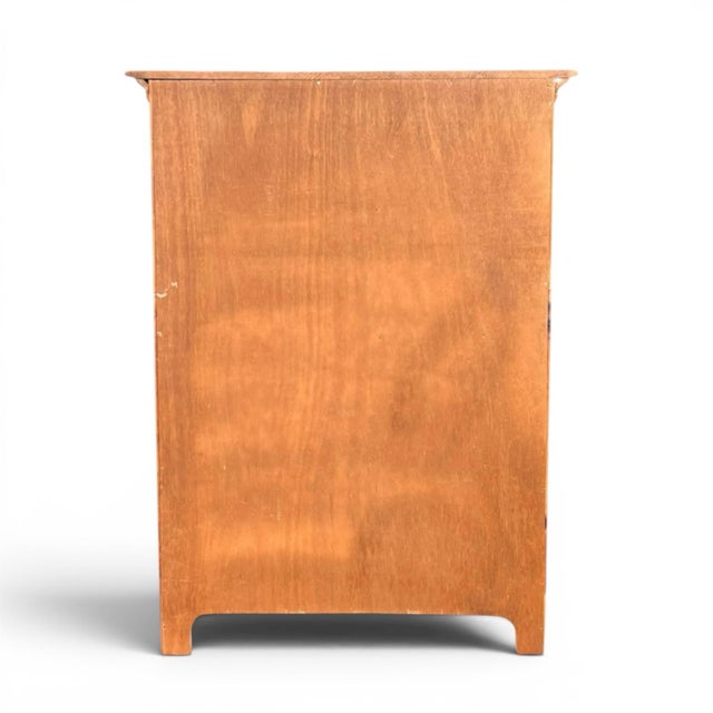Vintage Trompe l'Oeil Painted Architectural Cabinet For Sale In Chicago - Image 6 of 13