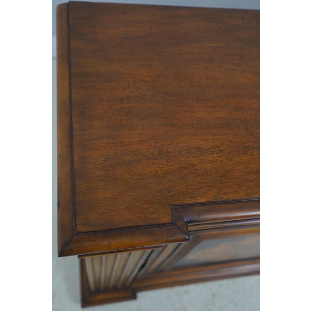 Ethan Allen Marquetry Continental Mahogany Sideboard For Sale - Image 12 of 18