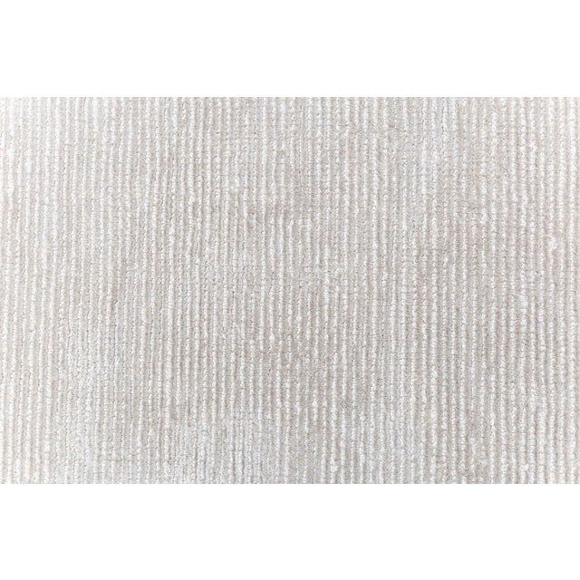 Early 21st Century Contemporary Light Beige Silk Carpet "whispering Dunes" by Doris Leslie Blau For Sale - Image 5 of 9