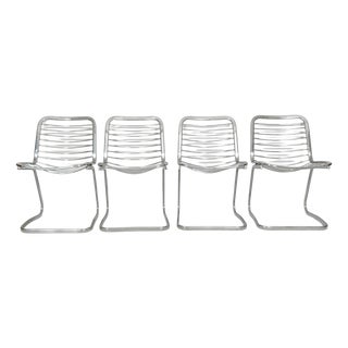 Sabrina Cantilever Chairs by Gastone Rinaldi for Rima, Italy, 1970s, Set of 4 For Sale