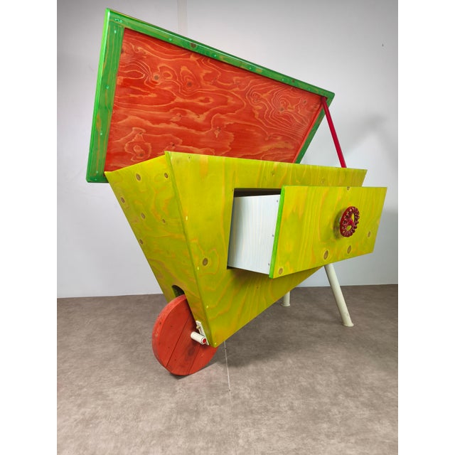 Vintage Radical Design Artists Chest of Drawers by Dieter Zimmermann, 1990s For Sale - Image 15 of 16