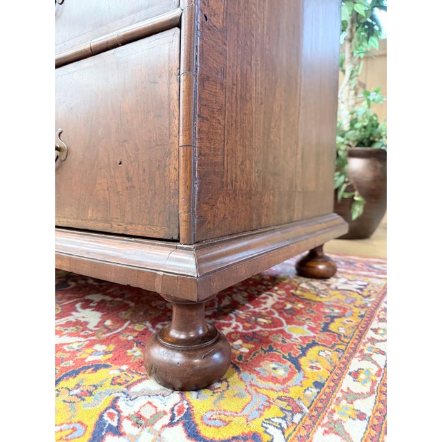 Antique English Georgian Two Over Three Chest For Sale - Image 9 of 10