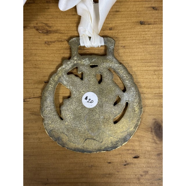 This exquisite vintage English horse brass ornament is a timeless piece of equestrian heritage. Traditionally used to...