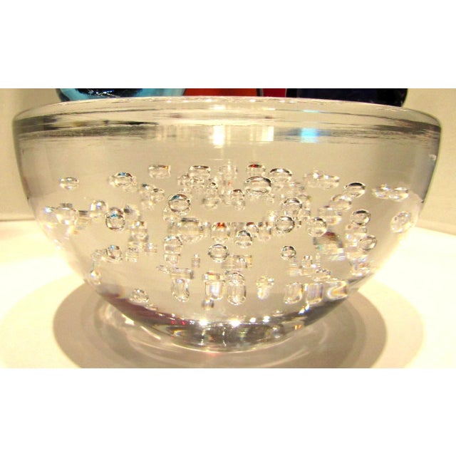 Rare Murano Art Glass Sculpture Signed Moro Mariano Circa 1980s For Sale - Image 12 of 13