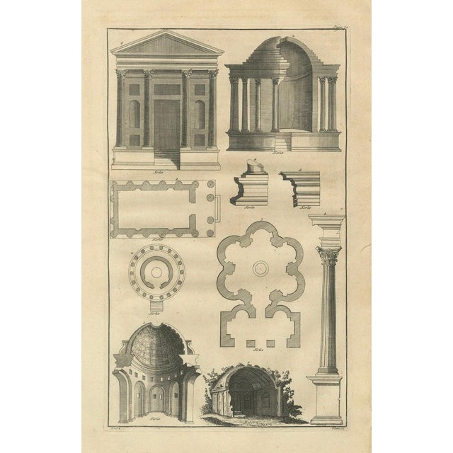 Montfaucon, Architecture Engraving, 1721, Paper For Sale - Image 9 of 9