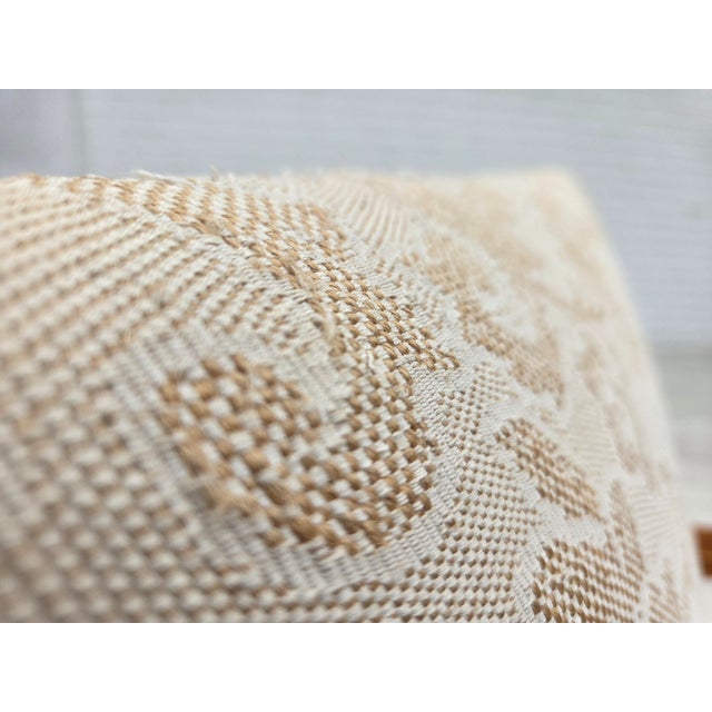Danish Beech Armchair with Wool Upholstery, 1960s For Sale - Image 13 of 18
