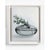 Justyna Kuklo, Grey Transparent Vase with a Twig, 2018, Oil Painting on Canvas, Framed For Sale - Image 6 of 7