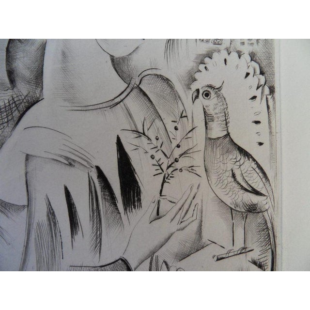 Mily Possoz, Les enfants et le perroquet, Etching For Sale - Image 5 of 8