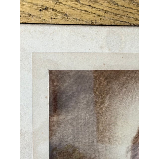 Antique Heinrich Hofmann “Christ” Religious Print in Gilt Faux Bois Frame, C. 1895 For Sale - Image 4 of 13