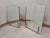 Mid-Century Modern Shark Table Mirrors with Chromed Brass Feet from Philippe Starck, 1980s, Set of 2 For Sale - Image 3 of 8