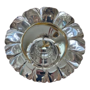 1960s Fisher Silverplate Chip and Dip Server Set- 2 Pieces