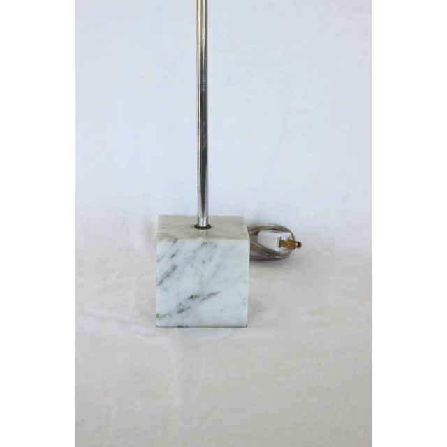 Kovacs 1960s Robert Sonneman Marble Base Table Lamp For Sale - Image 4 of 8
