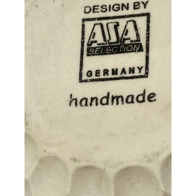 Handmade Asa Selection Germany Cream Color Porcelain Vases- Set of 2 For Sale - Image 11 of 11
