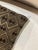 African Vintage Yellow & Brown African Raffia Decorative Lumbar Pillow For Sale - Image 3 of 6