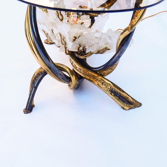 Bouquet de Gypse Coffee Table by Richard Faure, Paris, France, 1980 For Sale - Image 6 of 11