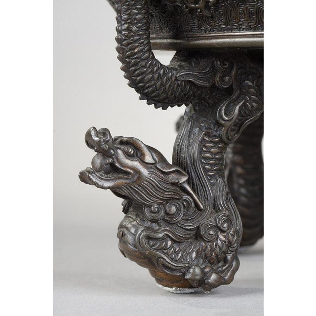 Large Perfume Burner or Koro by Oshima Joun, 1870s For Sale - Image 16 of 18