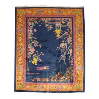 Art Deco Chinese Carpetrug no. 10957 For Sale