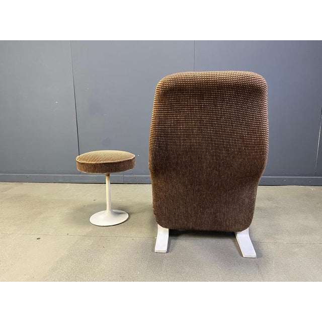 Set of Concorde F784 Chair and Ottoman by Pierre Paulin for Artifort, 1970s For Sale - Image 6 of 12