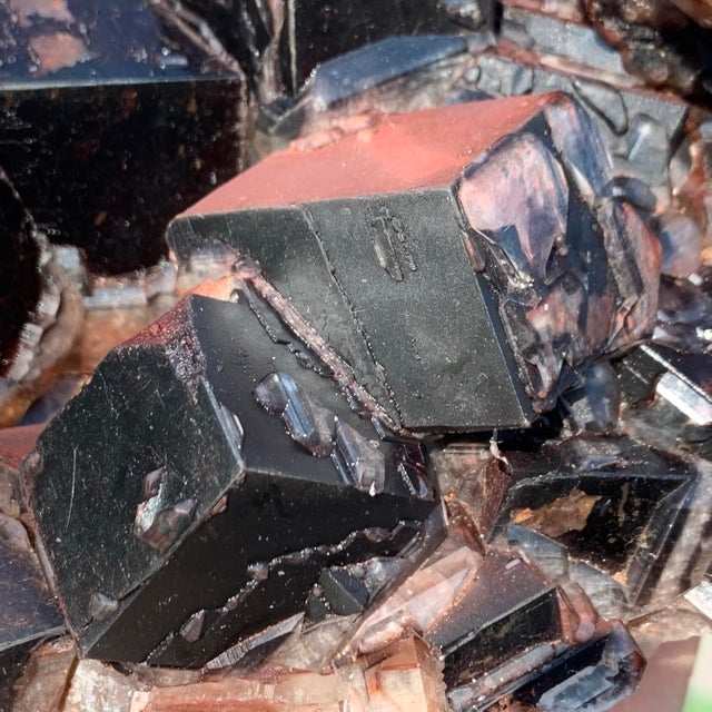 Contemporary Hematite Included Calcite Specimen by Stillmantle For Sale - Image 3 of 4