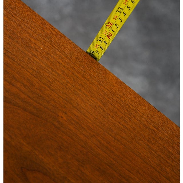 Vintage Dresser Credenza 9 Drawer Bassett Cherry For Sale - Image 11 of 12