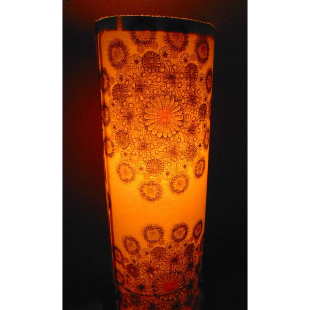 Beige Italian Cardboard and Fabric Flower Floor Lamp by Bruno Munari, 1960s For Sale - Image 8 of 9