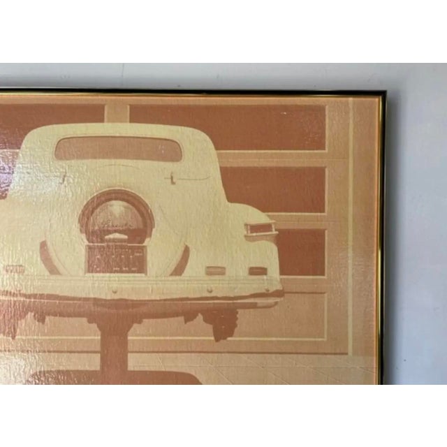 Robert D. H. Bidner, (American 1930 - 1983) Chromograph Lincoln Car for Greg Copeland Originals For Sale In Miami - Image 6 of 10