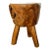 17.5"H x 11.75”W A natural burlwood stool perfect as a catch all, vessel perch, or the perfect place to stop and tie your...