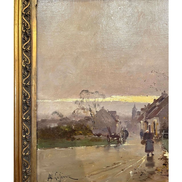 19th Century French Village Scene by Eugène Galien-Laloue, E. Lefevre For Sale In Dallas - Image 6 of 13