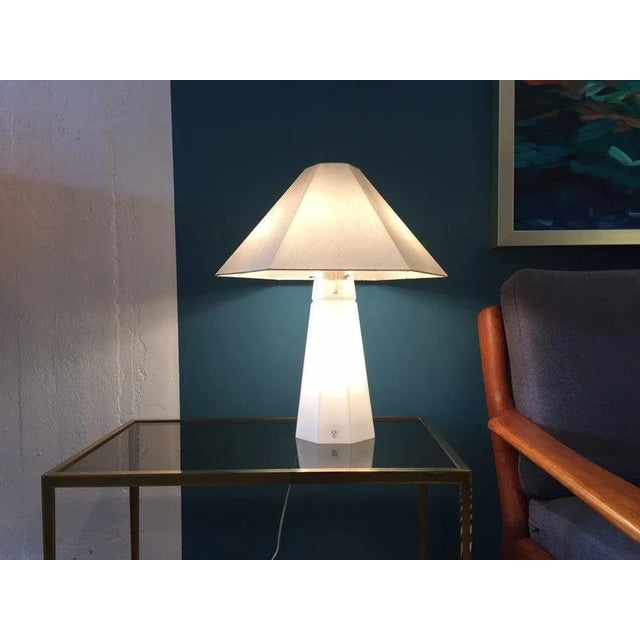 Glass Opal Glass Table Lamp from Peill & Putzler, 1960s For Sale - Image 7 of 11
