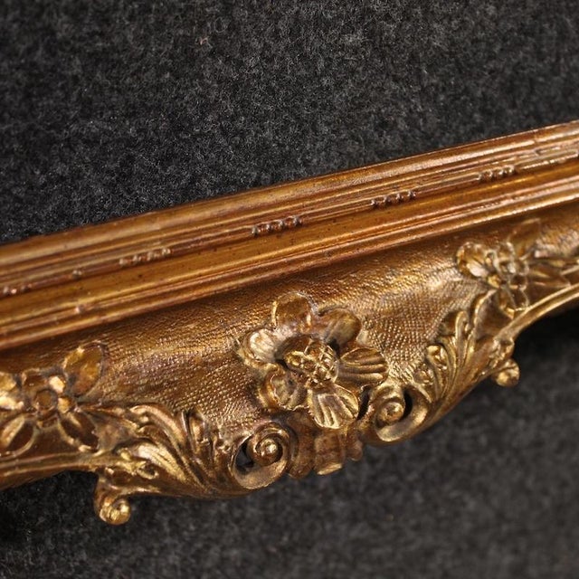 Vintage Italian Carved and Gilded Frame, 1930 For Sale - Image 14 of 15